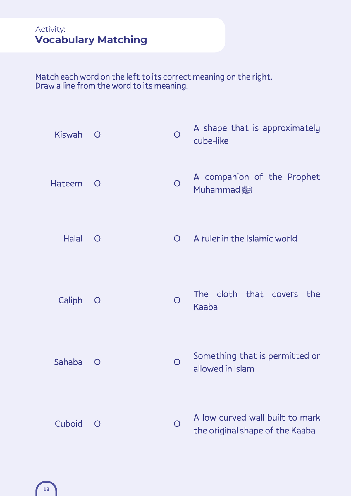 The Kaaba Companion Learning Pack - Digital PDF