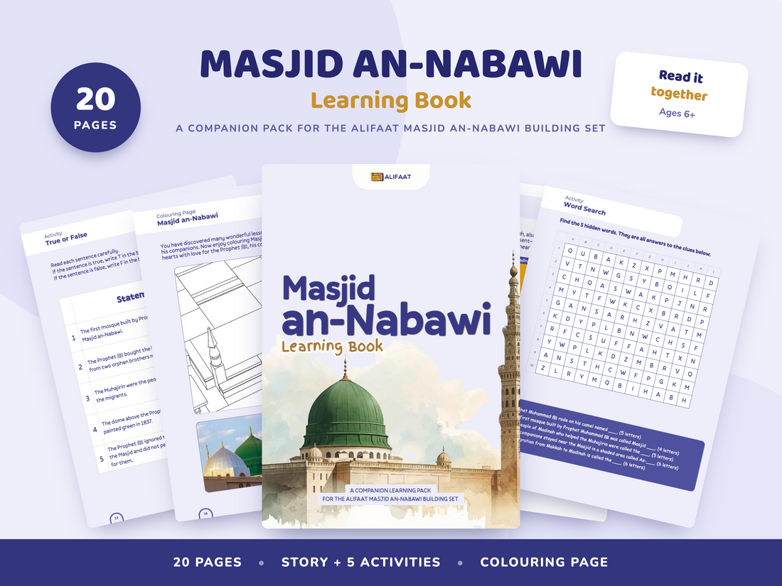 Masjid an-Nabawi Building Set Learning Book