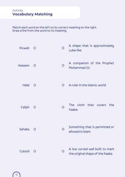 The Kaaba Companion Learning Pack - Digital PDF