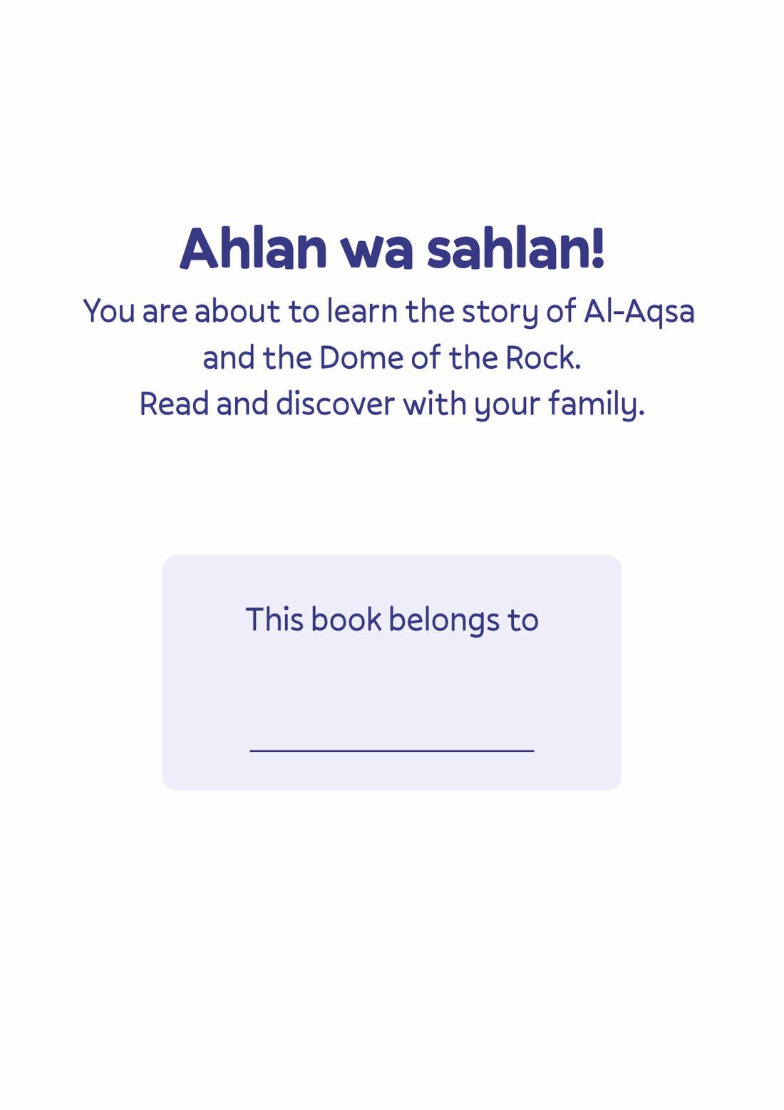 Al-Aqsa Dome of the Rock Companion Learning Pack - Digital PDF