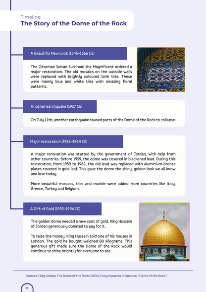 Al-Aqsa Dome of the Rock Companion Learning Pack - Digital PDF