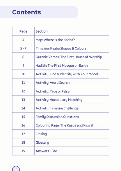 The Kaaba Companion Learning Pack - Digital PDF