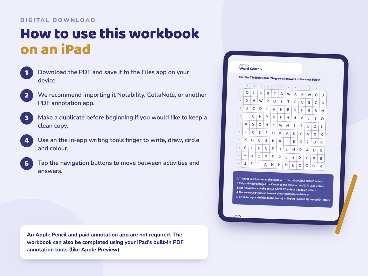 The Kaaba Companion Learning Pack - Digital PDF